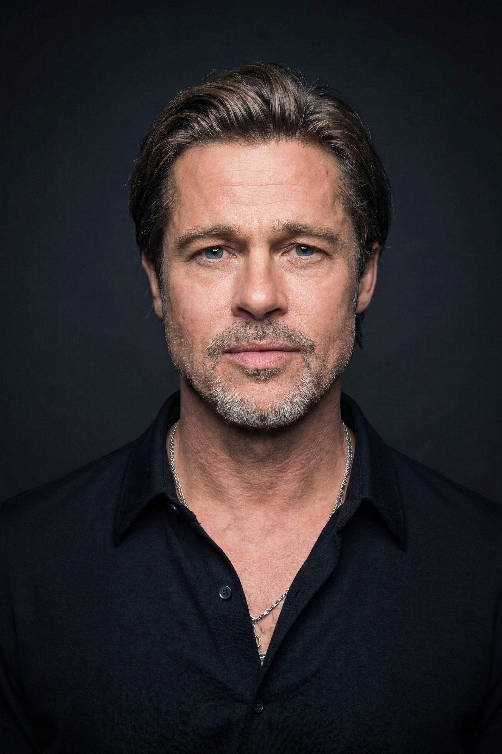Retrato de Brad Pitt