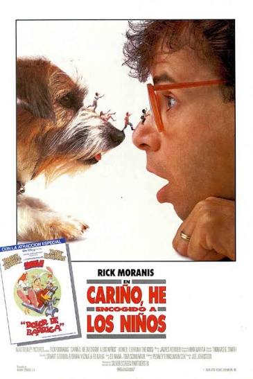 Cartel de Cariño, he encogido a los niños (1989)