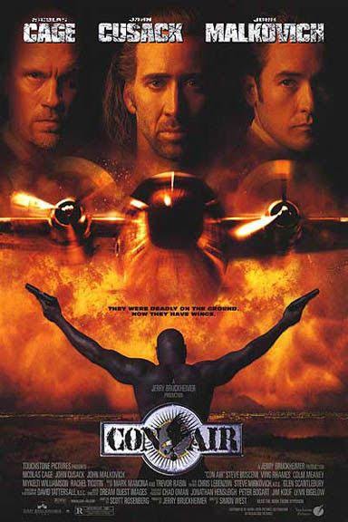 Cartel de Con Air (Convictos en el aire)