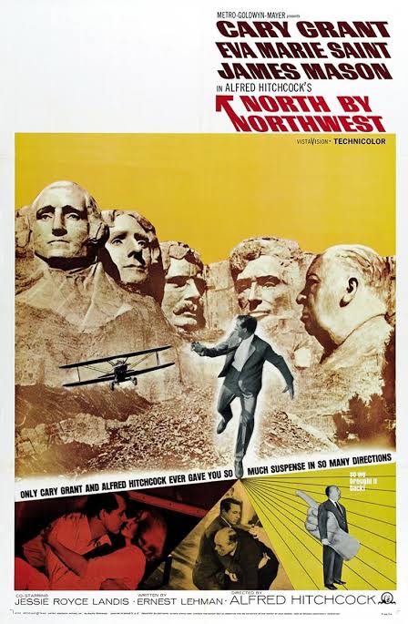 Cartel de Con la muerte en los talones (1959)