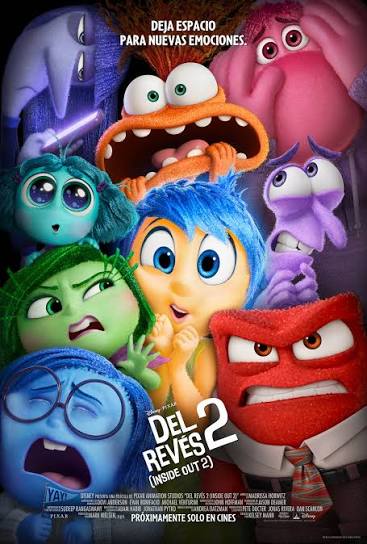 Cartel de Del revés 2 (Inside Out 2, 2024)
