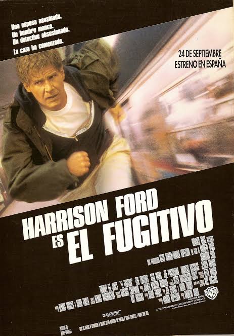 Cartel de El fugitivo