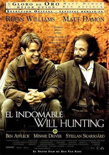 Cartel de El indomable Will Hunting