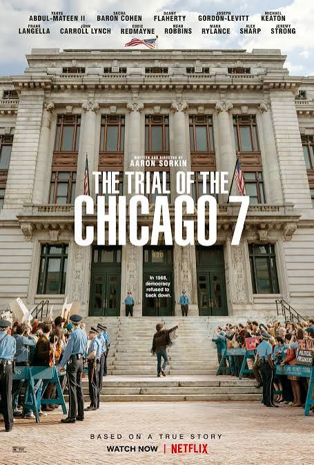 Cartel de El juicio de los 7 de Chicago (2020)