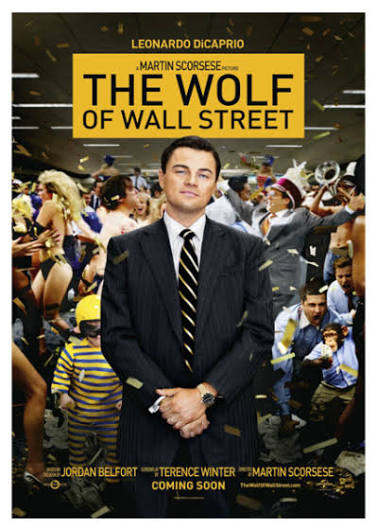 Cartel de El lobo de Wall Street