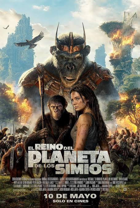 Cartel de El reino del planeta de los simios (Kingdom of the Planet of the Apes, 2024)