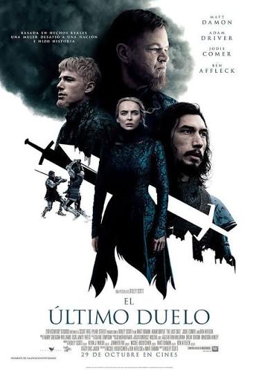 Cartel de El último duelo (2021)