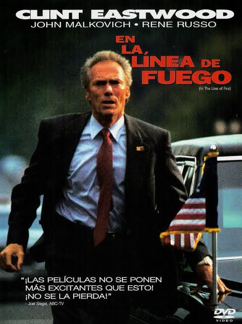 Cartel de En la línea de fuego
