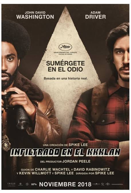 Cartel de Infiltrado en el KKKlan (2018)