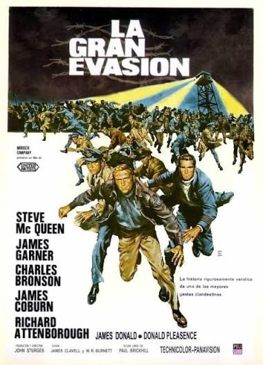 Cartel de La gran evasión (1963)