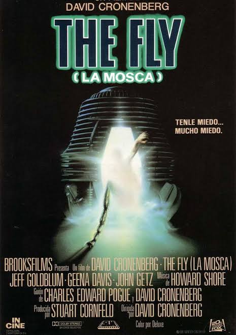 Cartel de La mosca (1986)