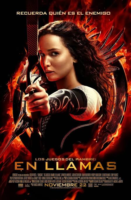 Cartel de Los juegos del hambre: En llamas (2013)