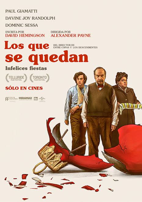 Cartel de Los que se quedan (The Holdovers, 2023)