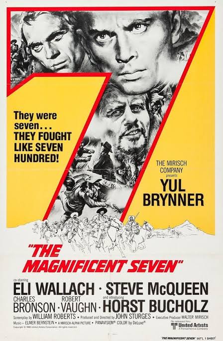 Cartel de Los siete magníficos (1960)