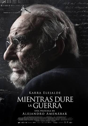 Cartel de Mientras dure la guerra (2019)
