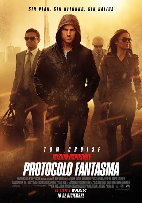 Cartel de Misión imposible: Protocolo fantasma