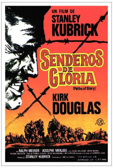 Cartel de Senderos de gloria (1957)