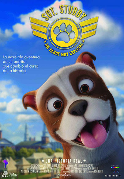 Cartel de 🐕 ¡El verdadero Stubby fue a la guerra de polizón y hoy se conserva en el Smithsonian!