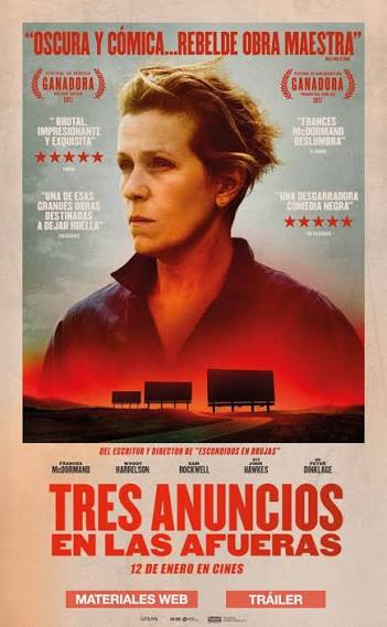 Cartel de Tres anuncios en las afueras