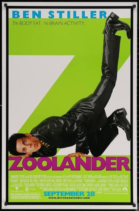 Cartel de Zoolander (2001)